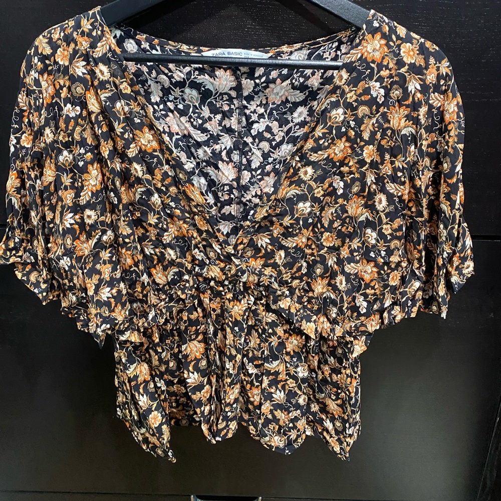 Zara Floral Blouse